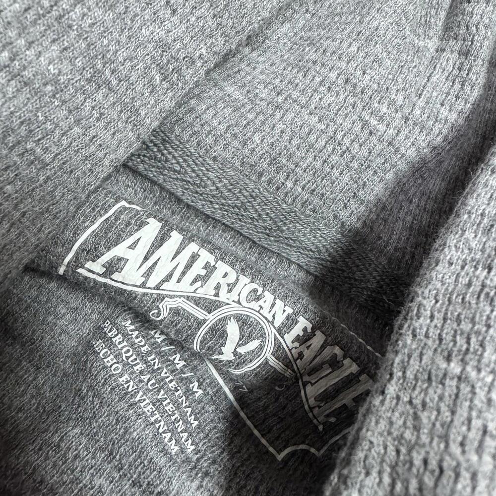 American Eagle Outfitters Hoodie Gray Lightweight Long Sleeve Men’s Medium NWT - Picture 10 of 12